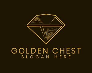 Golden Diamond Jewelry logo design