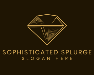 Golden Diamond Jewelry logo design