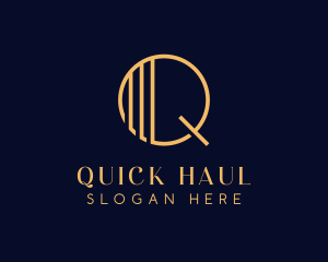 Luxury Decorative Event Letter Q logo design