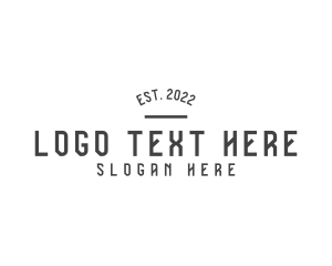 Retro Minimalist Business logo