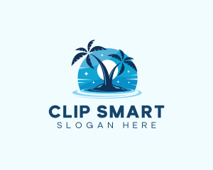 Island Night Swimming logo design