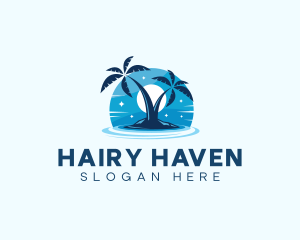 Island Night Swimming logo design