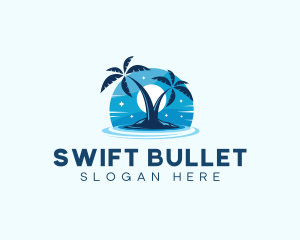 Island Night Swimming logo design