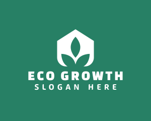 Modern Leaf Greenhouse logo design