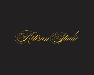 Elegant Calligraphy Studio logo design