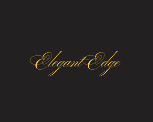 Elegant Calligraphy Studio logo design