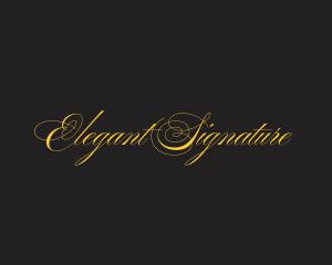 Elegant Calligraphy Studio logo design