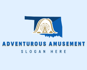 Oklahoma Amusement Park logo design