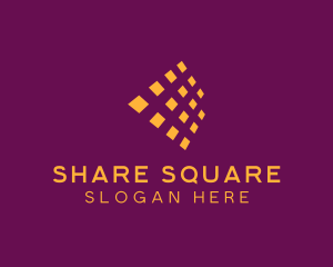 Generic Pixel Square logo design