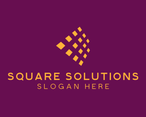 Generic Pixel Square logo design