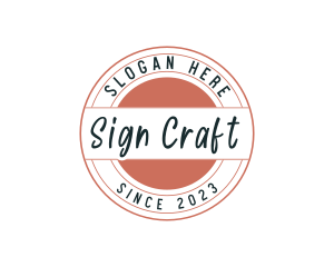 Company Sign Badge logo