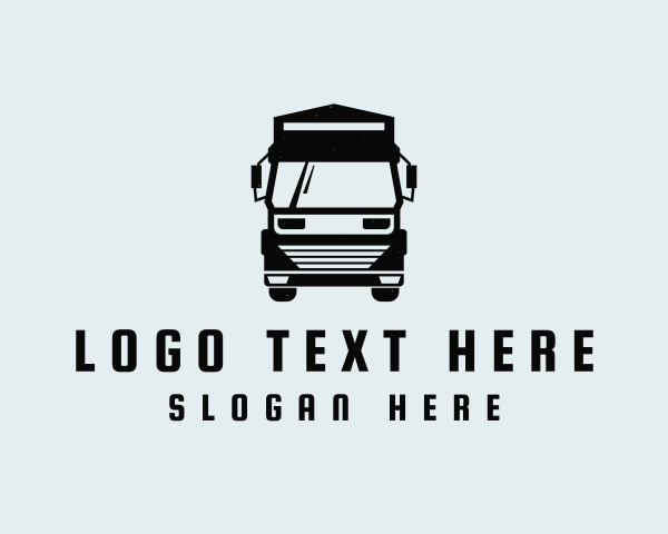 Delivery Logistics Truck logo