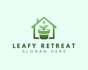 House Plant Gardening logo design