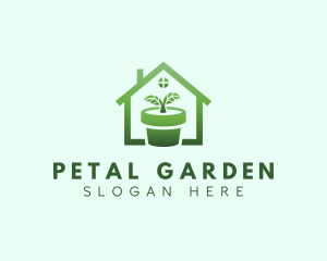 House Plant Gardening logo design