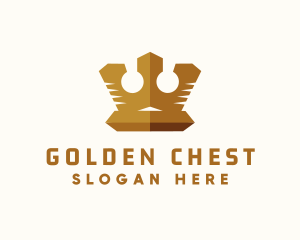 Gold King Crown logo design