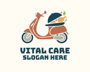 Chicken Food Motorcycle Delivery logo