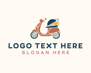 Chicken Food Motorcycle Delivery logo