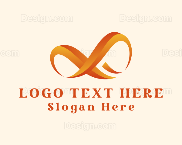 Gradient Stylish Ampersand Logo