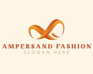 Gradient Stylish Ampersand logo design