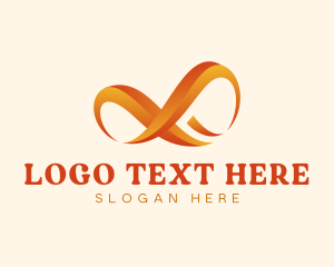 Gradient Stylish Ampersand logo
