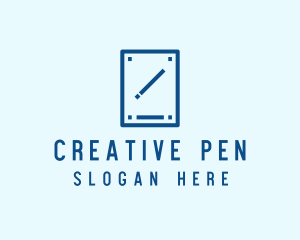 Minimalist Pen Board  logo design