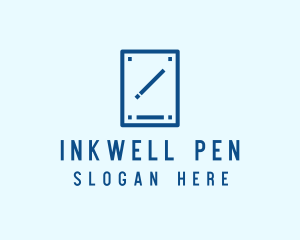 Minimalist Pen Board  logo design