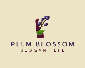 Delaware Beach Plum  logo design