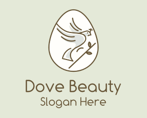 Holy Dove Easter Egg logo design