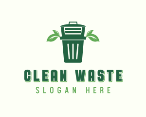 Compost Waste Bin logo design