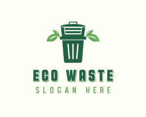 Compost Waste Bin logo design