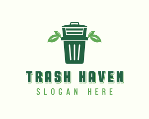 Compost Waste Bin logo design