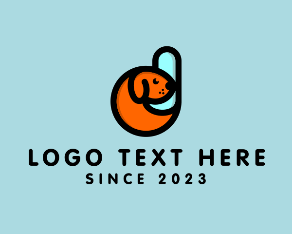 Dog Sitting logo example 3