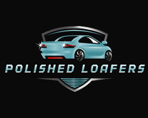 Car Driving Sedan logo design