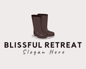 Simple Rubber Boots Logo