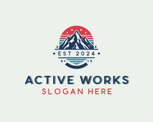 Mountain Peak Summit logo design