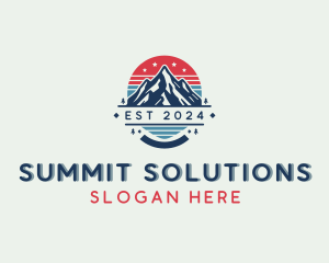 Mountain Peak Summit logo design