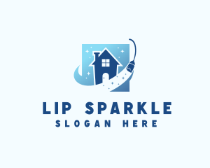 Home Apartment Cleaning logo design