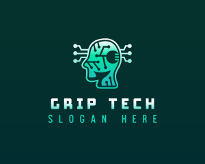 Cyber Human Tech logo design