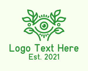 Aesthetic Eye Leaf logo