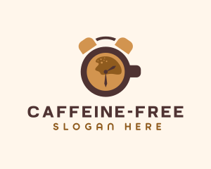 Coffee Time Clock  logo design