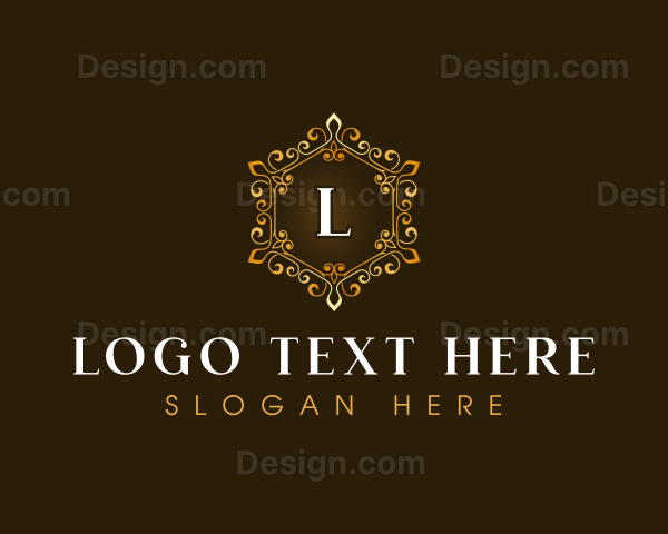 Luxury Floral Ornament Logo