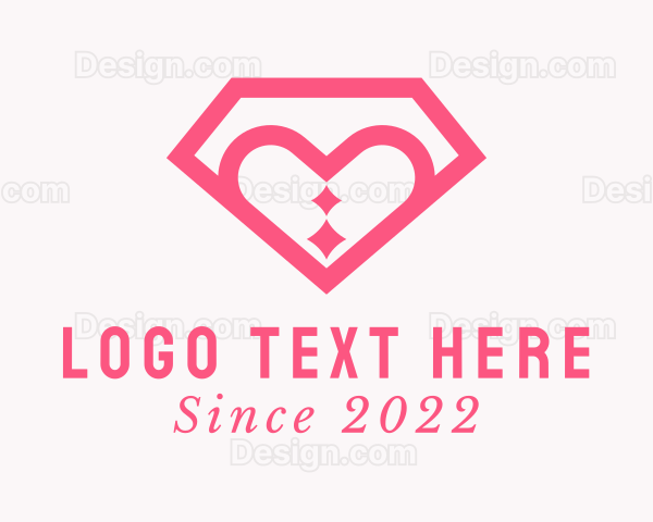 Diamond Heart Jewelry Logo