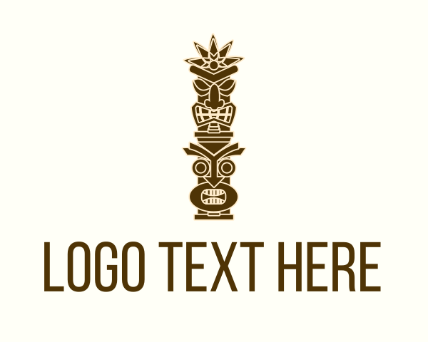 Tiki logo example 3