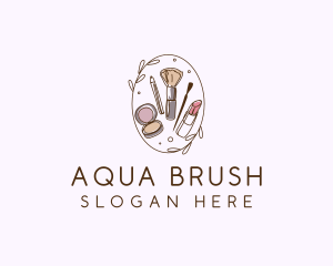 Feminine Makeup Cosmetics logo design