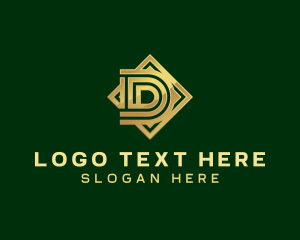 Premium Luxury Company Letter D logo