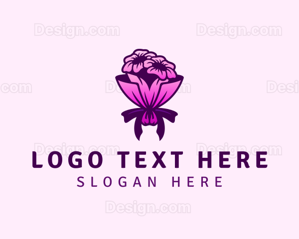 Flower Bouquet Florist Logo