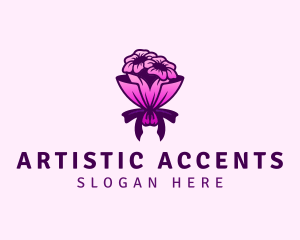 Natural Flower Bouquet logo design