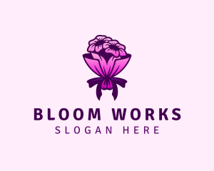 Flower Bouquet Florist logo design