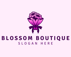 Flower Bouquet Florist logo design