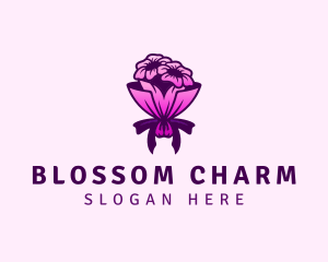 Flower Bouquet Florist logo design